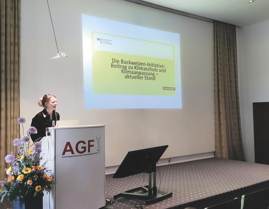 Luisa Rölke sprach über die Backweizen-Initiative.