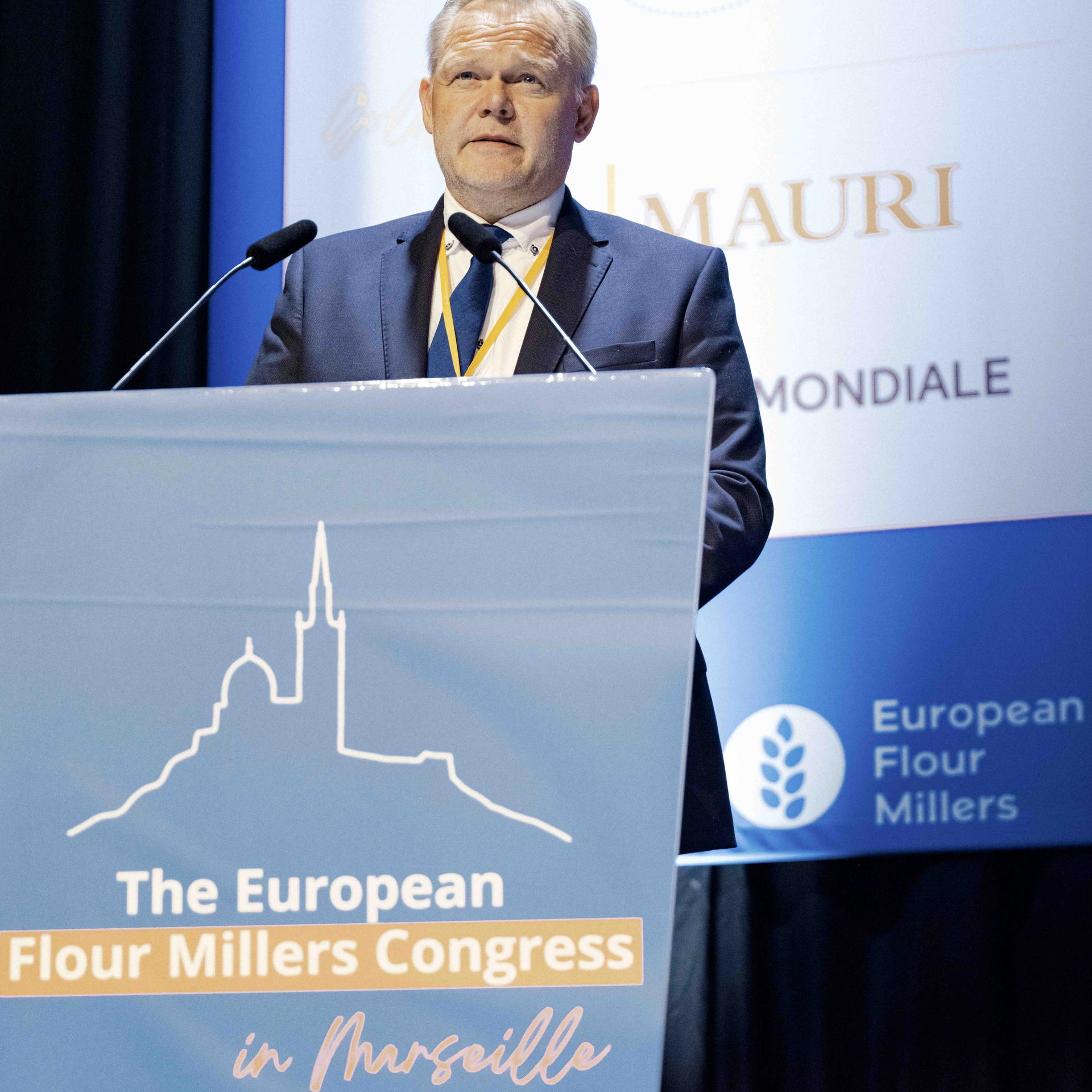 Jan Cordesmeyer auf der Generalversammlung der European Flour Millers