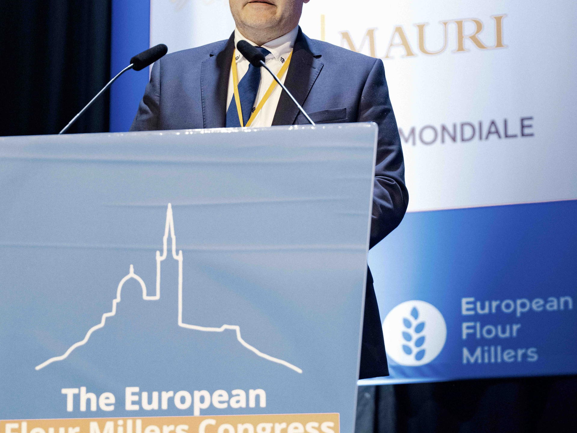Jan Cordesmeyer auf der Generalversammlung der European Flour Millers