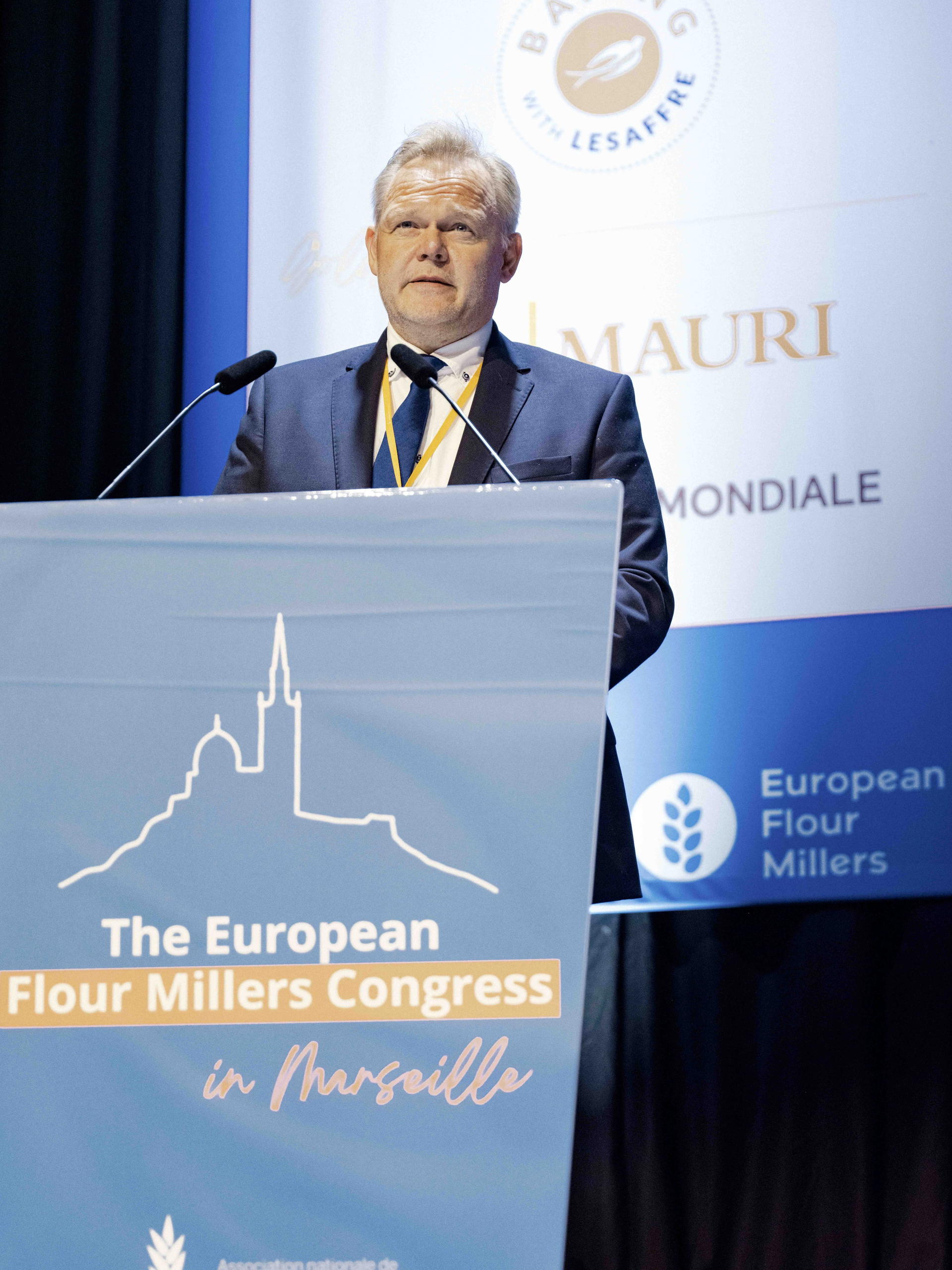 Jan Cordesmeyer auf der Generalversammlung der European Flour Millers