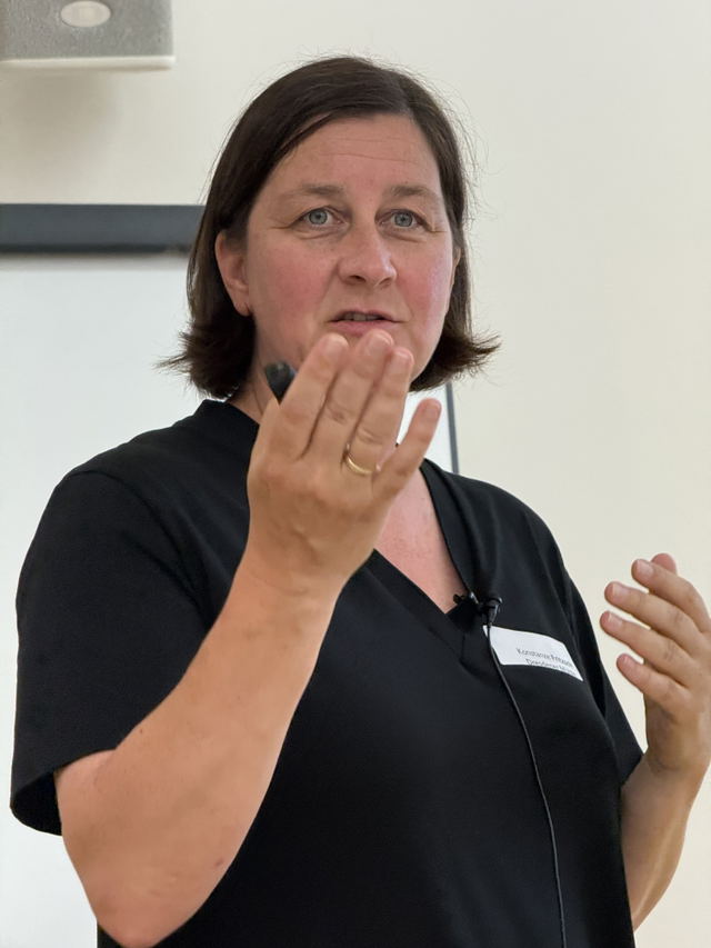Konstanze Fritzsch von der Dresdener Mühle präsentierte die Sortenerkennung durch KI.